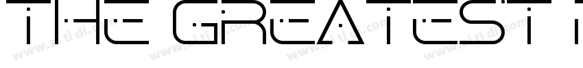 The Greatest Font字体转换